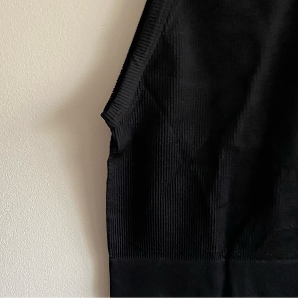 Free People Intimately Black Ribbed Crewneck Stretch Tank Top Size M/L READ - Picture 10 of 13